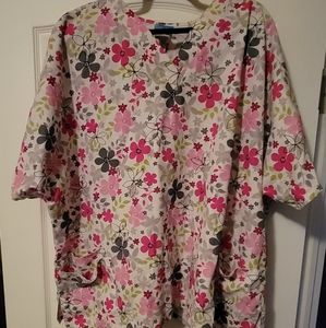4X Women's Scrub Top